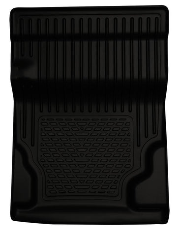 Husky Liners 10-13 GM Escalade/Tahoe/Yukon WeatherBeater Black Walkway Floor Liner (2nd Row Bucket) - 81251