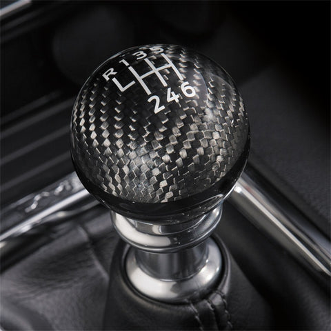 Ford Racing 15-25 Mustang Ford Racing Carbon Fiber Shift Knob 6 Speed - M-7213-MCF