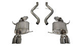 Corsa 2008-2012 BMW M3 Convertible E93 Polished Sport Cat-Back Exhaust - 14568