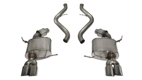 Corsa 2008-2012 BMW M3 Convertible E93 Polished Sport Cat-Back Exhaust - 14568