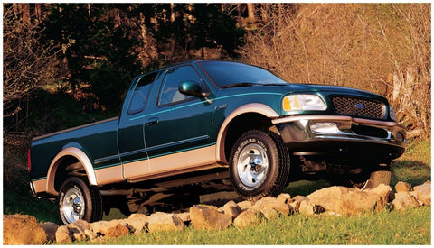 Bushwacker 97-03 Ford F-150 Extend-A-Fender Style Flares 2pc - Black - 20033-11