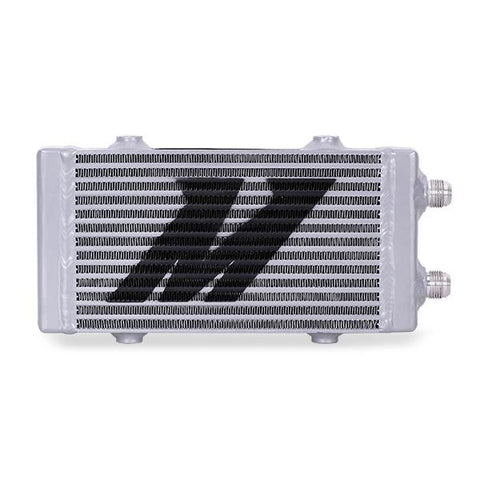 Mishimoto Universal Small Bar and Plate Dual Pass Silver Oil Cooler - MMOC-DP-SSL
