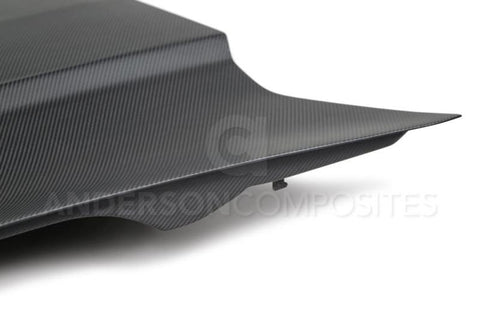Anderson Composites 04-16 Chevy Corvette C7 Stingray Dry Carbon Fiber Hood - AC-HD14CHC7-VS-DRY