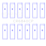 King 2005-2012 Nissan VQ40DE 6 Cyl (Size STD) Rod Bearing Set - CR6840CP