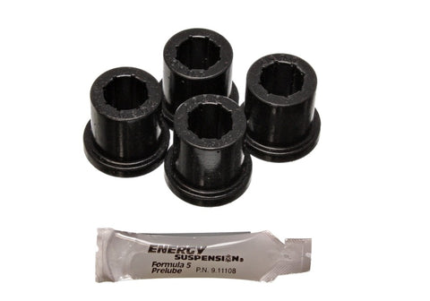 Energy Suspension 80-87 Toyota Pick Up Black Rear Spring Frame Shackle Bushing Kit - 8.2109G
