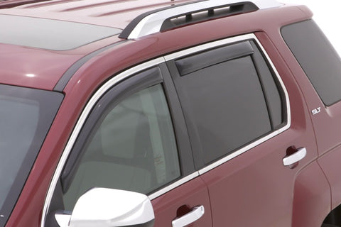 AVS 10-17 GMC Terrain Ventvisor In-Channel Front & Rear Window Deflectors 4pc - Smoke - 194167