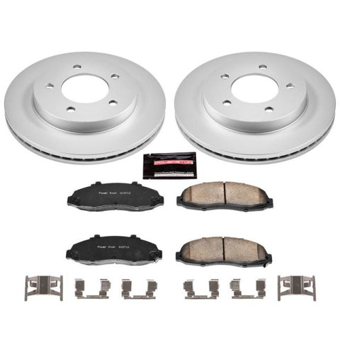 Power Stop 97-03 Ford F-150 Front Z17 Evolution Geomet Coated Brake Kit - CRK1866