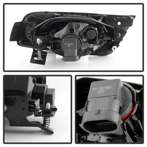 Spyder Honda Odyssey 08-10 OEM Fog Lights W/Switch- Smoked FL-CL-HODY08-SM - 5077448