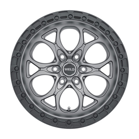 Weld Off-Road W107 20X9 Ledge 6X139.7 ET00 BS5.00 Satin Gun / Black Ring 106.1 - W10709084500