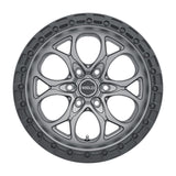 Weld Off-Road W107 20X10 Ledge 6X139.7 ET-18 BS4.75 Satin Gun / Black Ring 106.1 - W10700084475