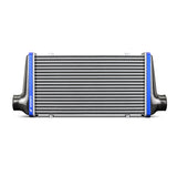 Mishimoto Universal Carbon Fiber Intercooler - Matte Tanks - 450mm Gold Core - S-Flow - C V-Band - MMINT-UCF-M4G-S-C