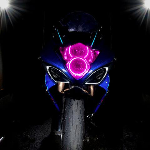 Oracle Suzuki GSX-R 1000 06-07 LED Motorcycle Halo Kit - ColorSHIFT - 2612-330