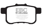 EBC 09-14 Acura TSX 2.4 Ultimax2 Rear Brake Pads - UD1336