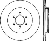 StopTech 92-02 Dodge Viper Drilled Rear Left Cryo Rotor - 128.63037CL