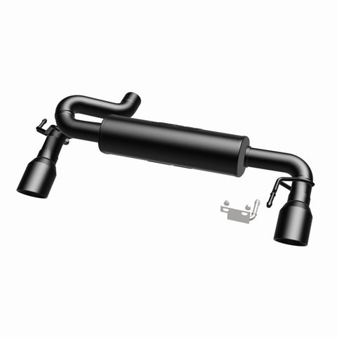 MagnaFlow 2021 Ford Bronco Street Series Axle-Back Exhaust w/ Dual Split Rear Style Exit- Black Tips - 19558