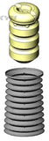 KYB Shocks & Struts Strut Boots Front MERCEDES BENZ 190 Series 1989-93 MERCEDES BENZ 260 Series 1987 - SB119