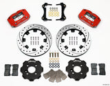 Wilwood Dynapro Radial Front Kit 12.19in Drilled Red Mini Cooper - 140-8528-DR