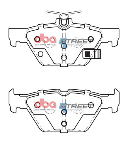 DBA 16-19 Subaru WRX Street Series Rear Brake Pads - DB2398SS