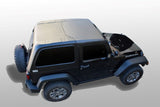 DV8 Offroad 07-18 Jeep Wrangler JK 2 Piece Fast Back Hard Top 2 Door (Dropship Only) - HT07FB22