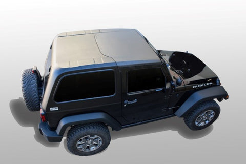 DV8 Offroad 07-18 Jeep Wrangler JK 2 Piece Fast Back Hard Top 2 Door (Dropship Only) - HT07FB22