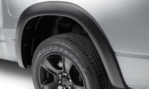 Bushwacker 19-22 Ram 1500 (Excl. Rebel/TRX) 76.3 & 67.4in Bed OE Style Flares 2pc Rear - Smooth Blk - 50062-02