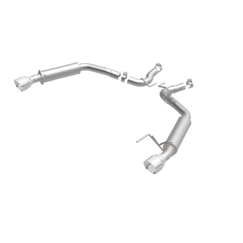 MagnaFlow Axle Back, SS, 2.5in, Competition, Dual Split Polish 4.5in Tip 2015 Ford Mustang Ecoboost - 19179