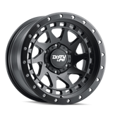 Dirty Life 9311 Enigma Pro 17x9/5x127 BP/-38mm Offset/71.5mm Hub Matte Black Wheel - Beadlock - 9311-7973MB38
