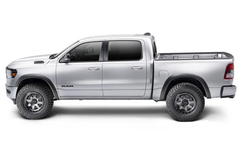 Bushwacker 19-22 Ram 1500 (Excl. Rebel/TRX) 67.4 & 76.3in Bed Extend-A-Fender Flares 2pc FR - Blk - 50055-02
