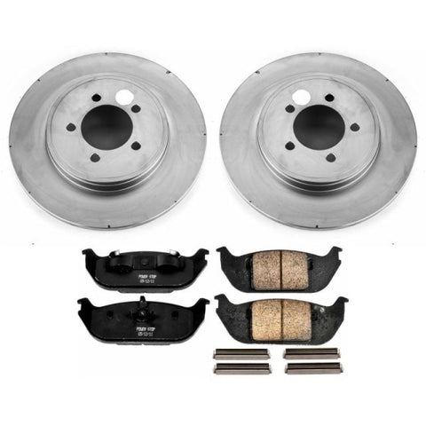 Power Stop 03-05 Lincoln Aviator Rear Z17 Evolution Geomet Coated Brake Kit - CRK3025
