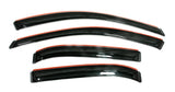 AVS 2019 GMC 1500 Extended Cab/DC Ventvisor In-Channel Front & Rear Window Deflectors 4pc - Smoke - 194804