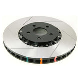 DBA 05-10 Ford Mustang GT V8 Shelby Edition Front Slotted 5000 Series 2 Piece Rotor w/ Black Hat - 52124BLKS