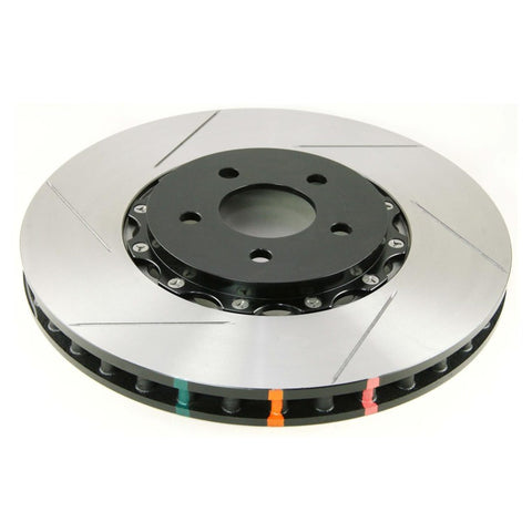 DBA 05-10 Ford Mustang GT V8 Shelby Edition Front Slotted 5000 Series 2 Piece Rotor w/ Black Hat - 52124BLKS