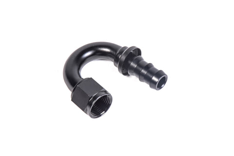 Radium Engineering 180 Degree 10AN Pushlok Hose End Fitting - 14-0215