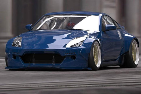 GReddy Nissan 350z (Z33) Pandem Wide Body Front Bumper - 17020351