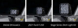Diode Dynamics 17-22 Ford F250/F350/F450/F550 Super Duty Stage Series Backlit Ditch Light Kit - DD7551P