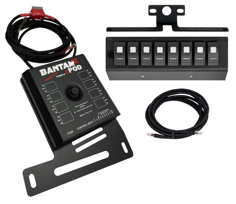 sPOD 07-08 Jeep Wrangler JK BantamX w/Green LED Switch Panel - 870070