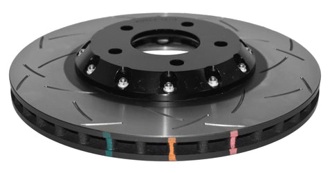 DBA 06-14 Mazdaspeed 3 Front Slotted 5000 Series 2 Piece Rotor Assembled w/ Black Hat - 52962BLKS