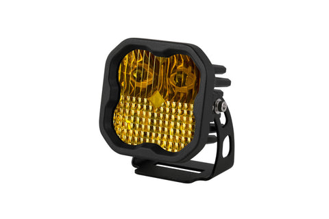 Diode Dynamics SS3 LED Pod Sport - Yellow Combo Standard (Single) - DD6480S