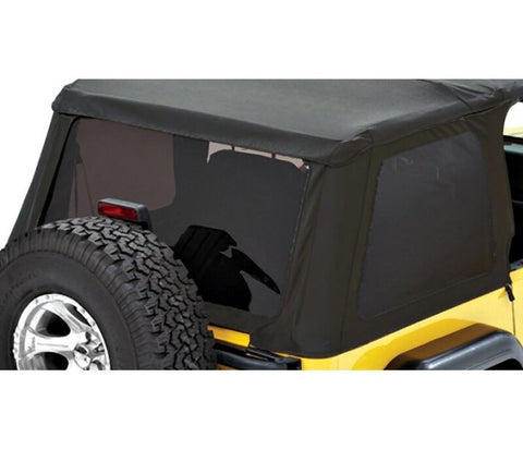 Bestop 97-06 Jeep Wrangler TJ Exc. Unlimited Window Set (Black Denim) - 58220-15