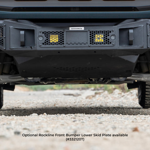 Go Rhino 21-24 Ford Bronco (2 and 4 Door) Rockline Full Width Bumper - 331400T