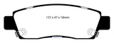 EBC 07+ Buick Enclave 3.6 Yellowstuff Rear Brake Pads - DP41672R