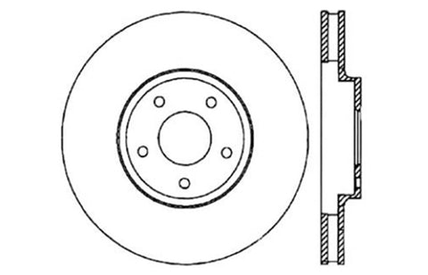 StopTech 08-09 Infiniti EX35 / 05-08 G35 / 09 G37 / 06-09 M35/M45 Drilled Left Front Rotor - 128.42080L