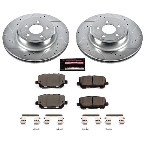 Power Stop 14-19 Dodge Charger Rear Z23 Evolution Sport Brake Kit - K7052