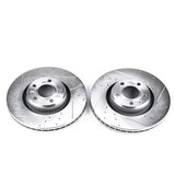 Power Stop 05-11 Audi A6 Front Evolution Drilled & Slotted Rotors - Pair - EBR831XPR