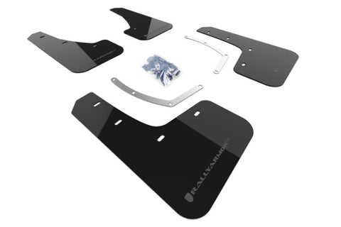 Rally Armor 18-22 Subaru Ascent Black UR Mud Flap w/ Grey Logo - MF49-UR-BLK/GRY