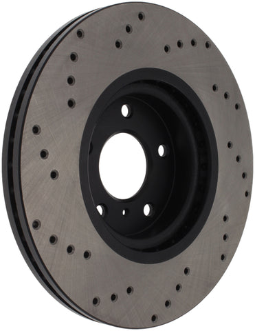 StopTech 08-09 Infiniti EX35 / 05-08 G35 / 09 G37 / 06-09 M35/M45 Drilled Right Front Rotor - 128.42080R