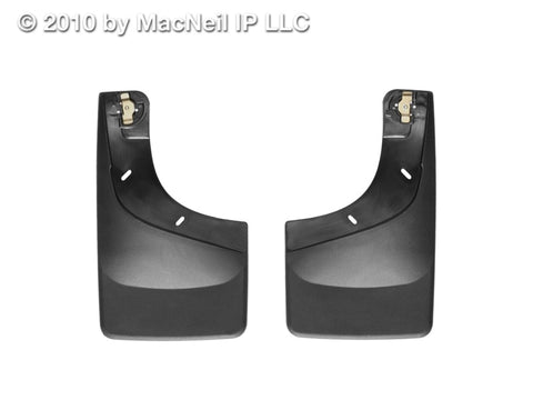 WeatherTech 04-12 Ford F150 Reg/Sup/CrewCab No Drill Mudflaps - Black - 110002