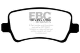 EBC 13-15 Land Rover LR2 2.0 Turbo Greenstuff Rear Brake Pads - DP61934