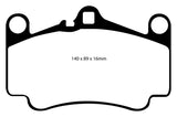 EBC 03-05 Porsche 911 (996) (Cast Iron Rotor only) 3.6 Carrera 4S Bluestuff Front Brake Pads - DP51515NDX