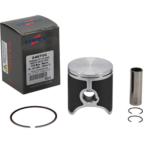 Vertex Piston 2023 Fantic Motor XE 125 125cc Cast Replica Piston Kit - 24570C